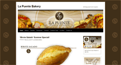Desktop Screenshot of lapuentebakery.com